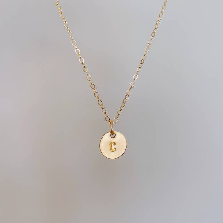 Chezza Jewelry - Wholesale Pendant/Charm Necklace - Custom Initial Necklace (Gold-filled)1