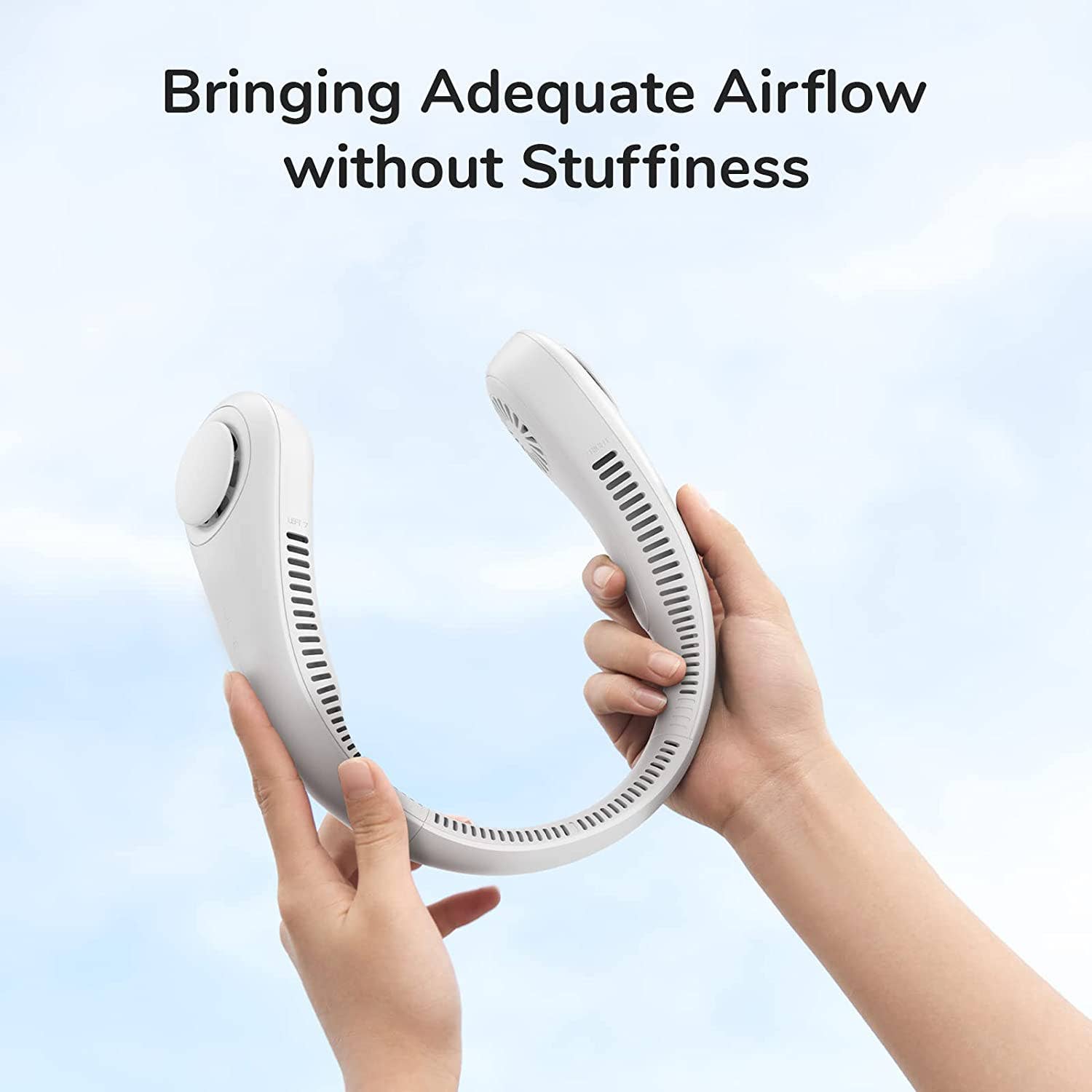 DGN Gadgets - Wholesale Small/Handheld Appliance - Portable 3-Speed Rechargeable Bladeless Neck Fan - 4 Colors1