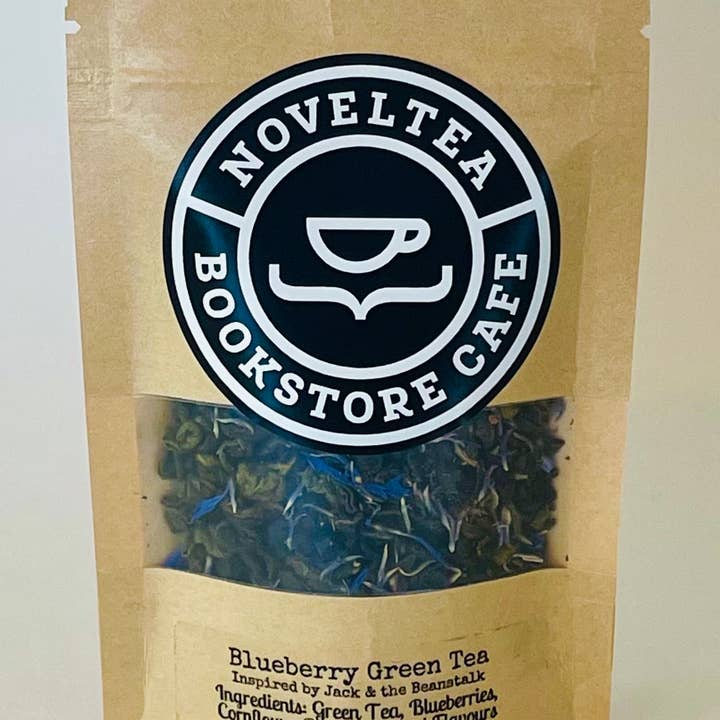 NovelTea Bookstore & Gifts - Wholesale Loose Tea - Jack and the Beanstalk Inspired - Blueberry GREEN TEA2