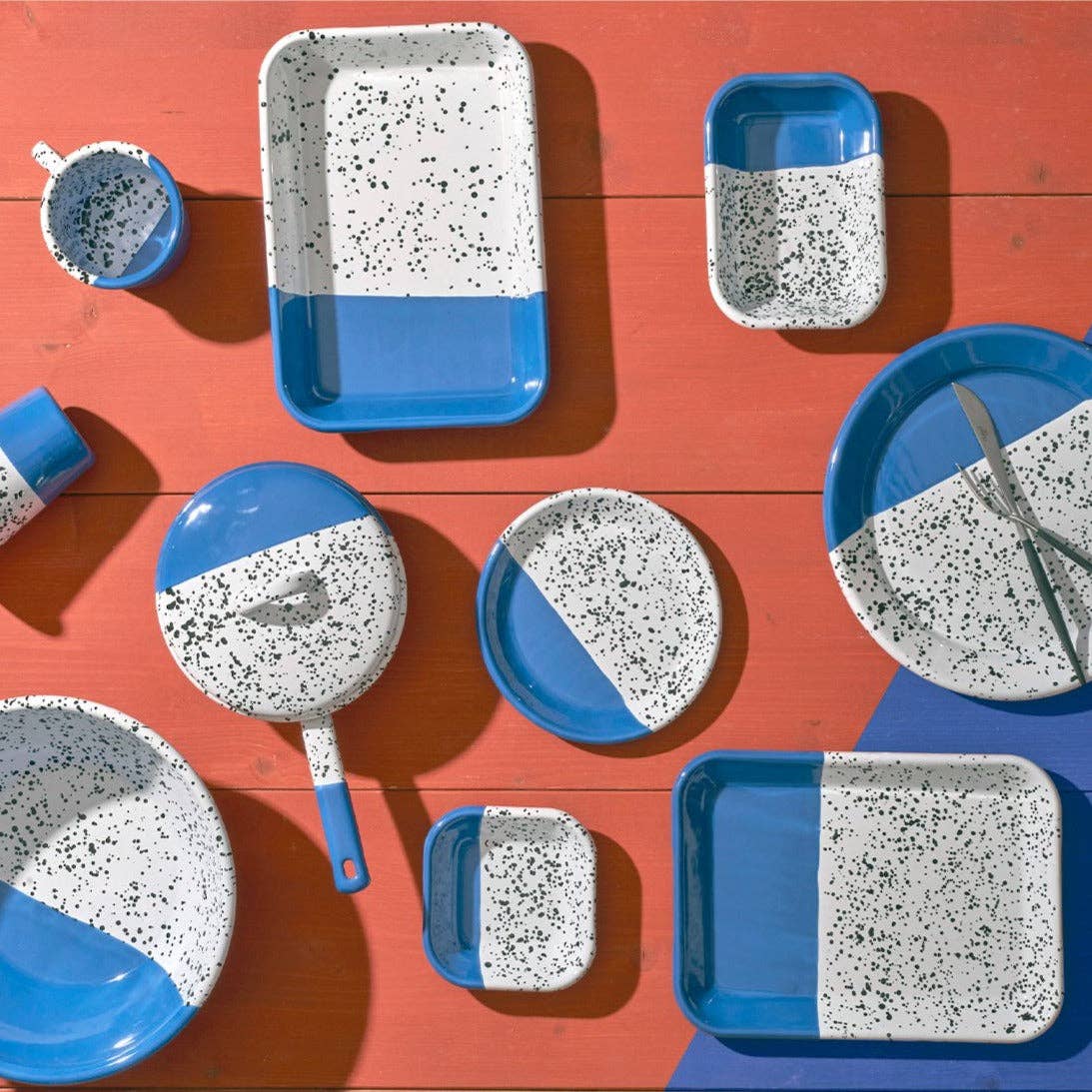 Darling Spring - Wholesale Dinner Plate - Enamel Rectangle Mezze Plate16