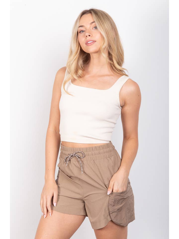 VERY J - Vendita all'ingrosso Pantaloncini sportivi - Donna - Pantaloncini cargo per abbigliamento sportivo con vita elastica NP7037611