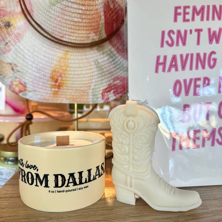 Goddess Glow Holistic Care - Wholesale Novelty Candle - Cowboy Boot Candle3