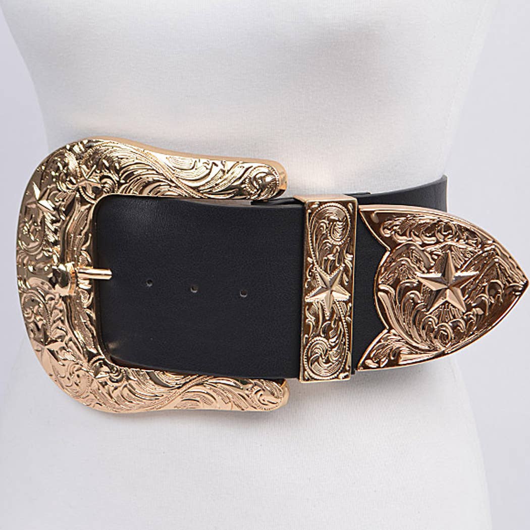 3AM BY H&D ACCESSORIES – wholesale Belt – Women's – Oversized Buckle Plus Size Belt3