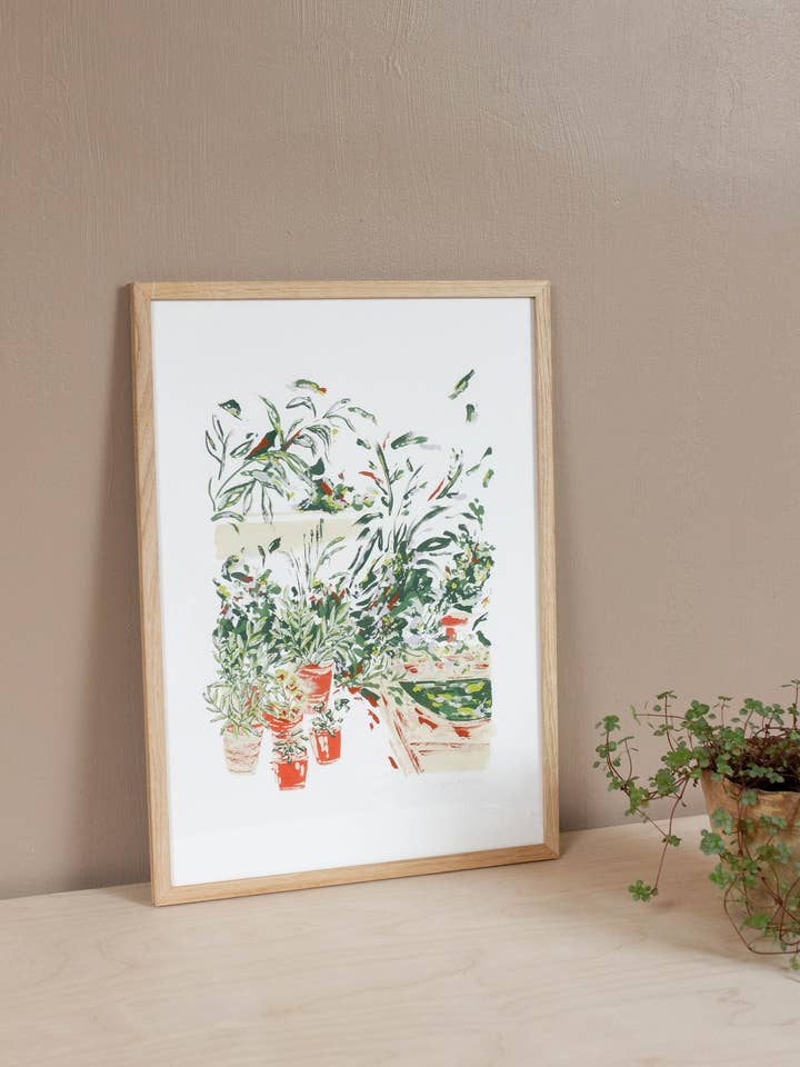 Terracotta Art Print for wholesale by Sophie Tresidder Printmaker
