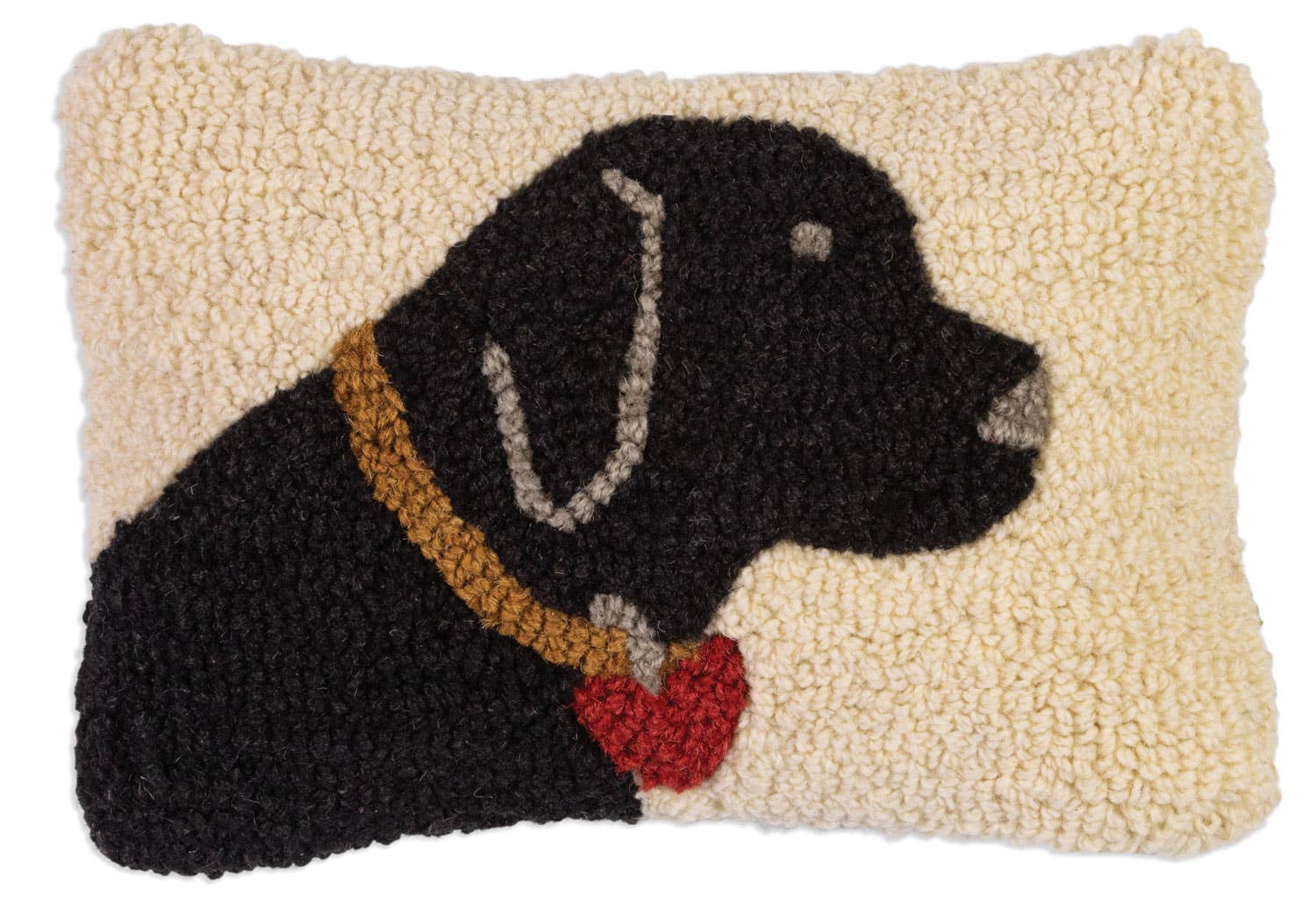 Chandler 4 Corners - Wholesale Throw/Decorative Pillow - Licorice Lab Black 8x12 dog pillow