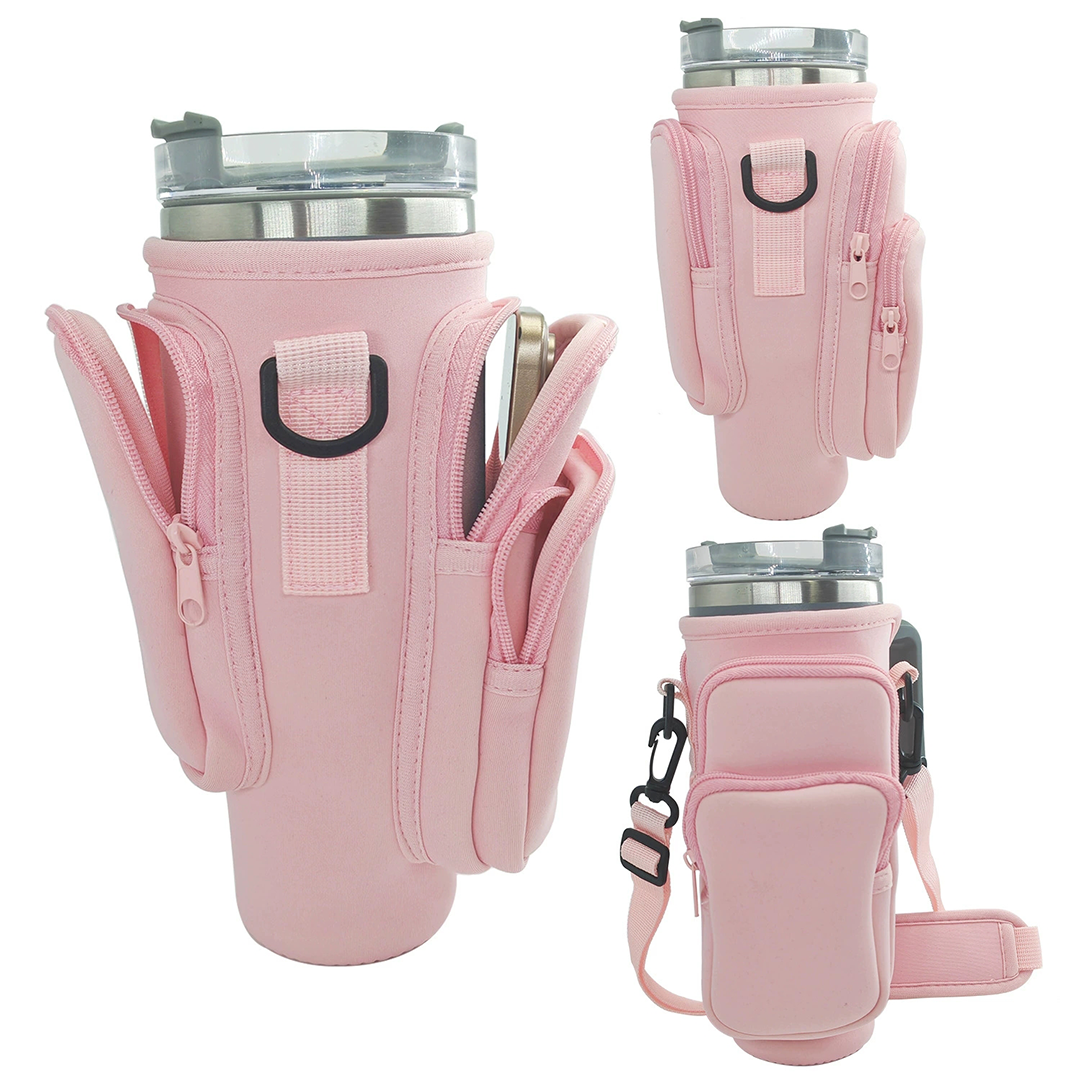 UNISHE - Wholesale Sporting Accessories - Adjustable Outdoor Insulated 40oz Bottle Holder ZK328810