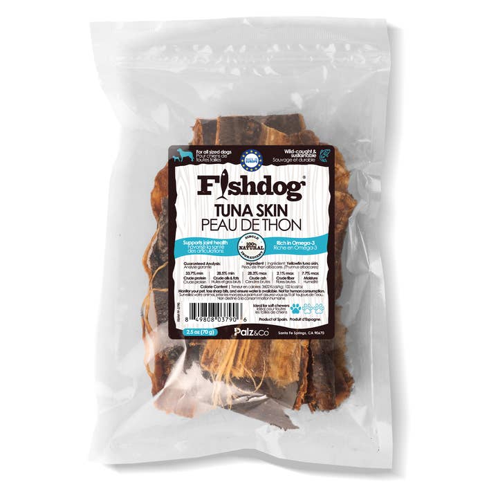 FishDog Tuna Skin - 2.5 oz (70g) for wholesale by Palz&Co