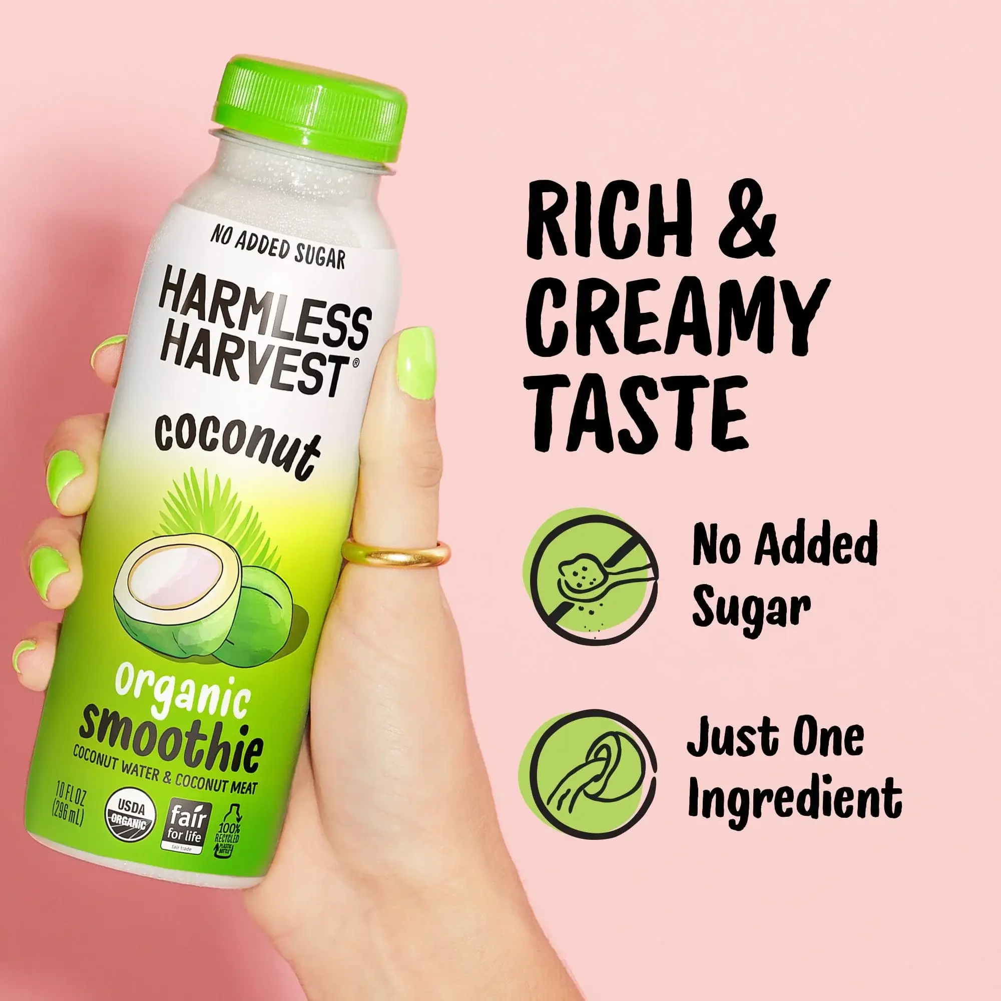 Harmless Harvest - Wholesale Fruit Juice - Organic Coconut Smoothie/12 pack1