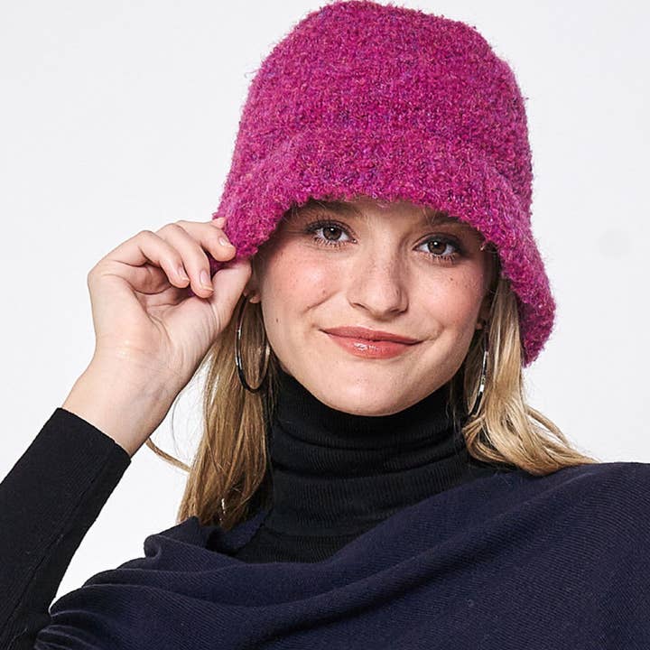 Fashion City - Venta al por mayor Gorro estilo pescador - Mujer - Sombrero de pescador sólido supersuave y difuso17