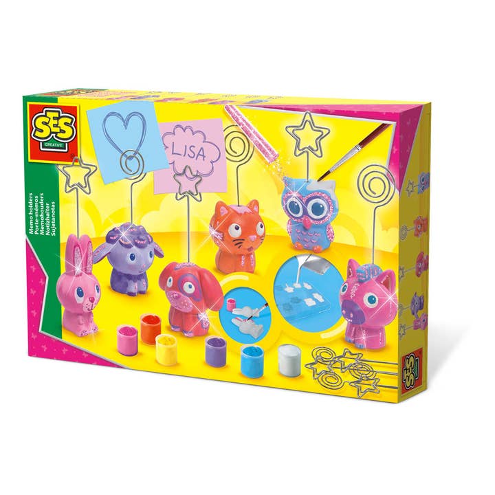 SES CREATIVE Children's Memo Holders Casting and Painting Se for wholesale by Meroncourt Europe Ltd