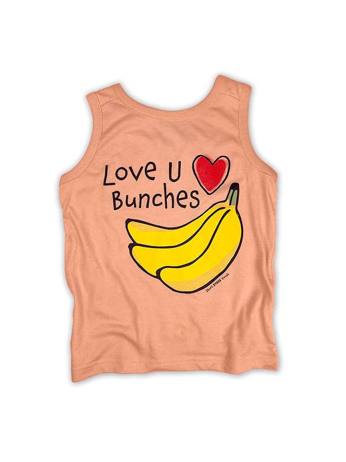 Kids Graphic Tank - "Love U Bunches" for wholesale by Short Stack Goods
