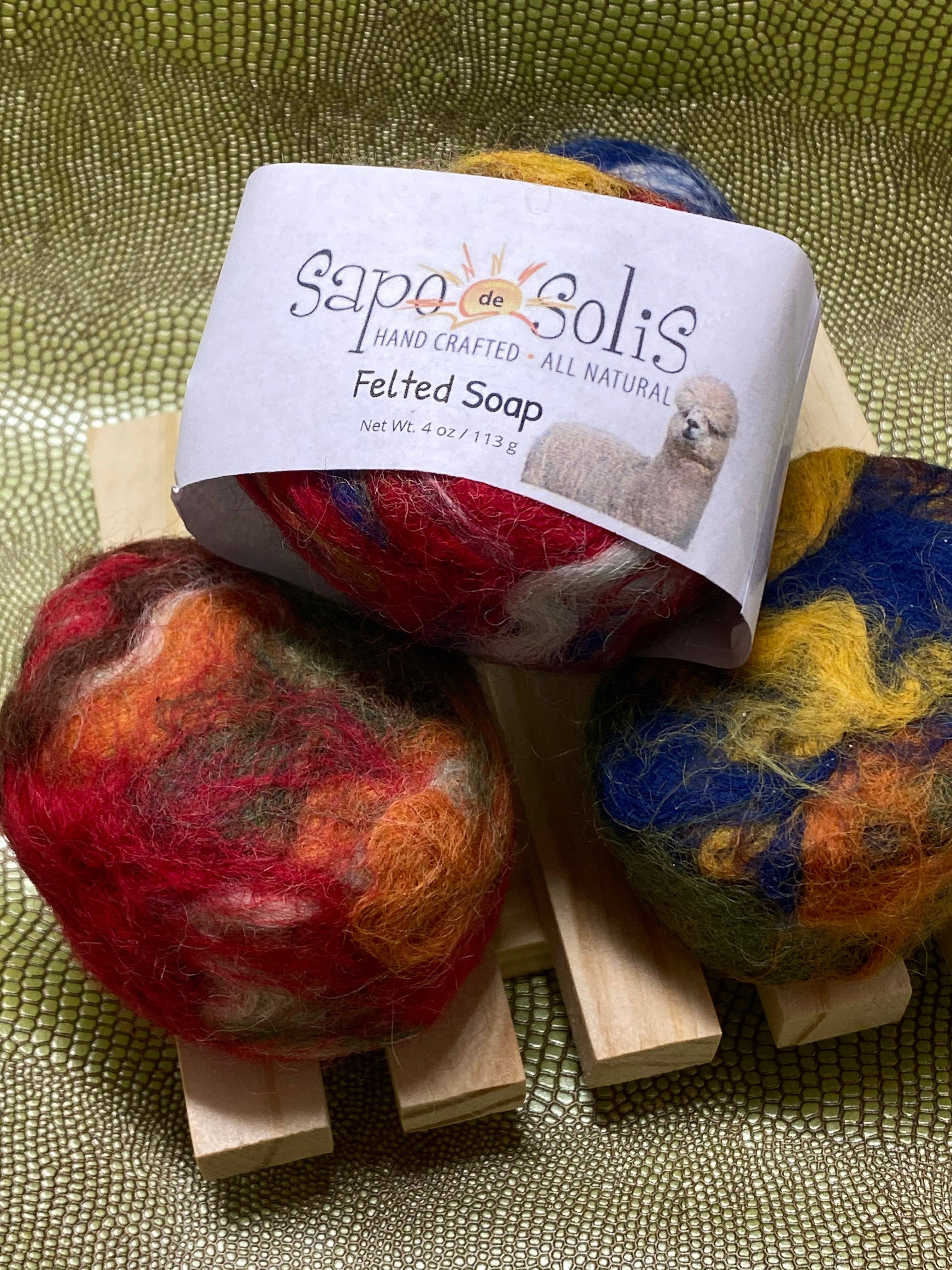 Sapo de Solis – wholesale Bar Soap – Felted Soap Bars0