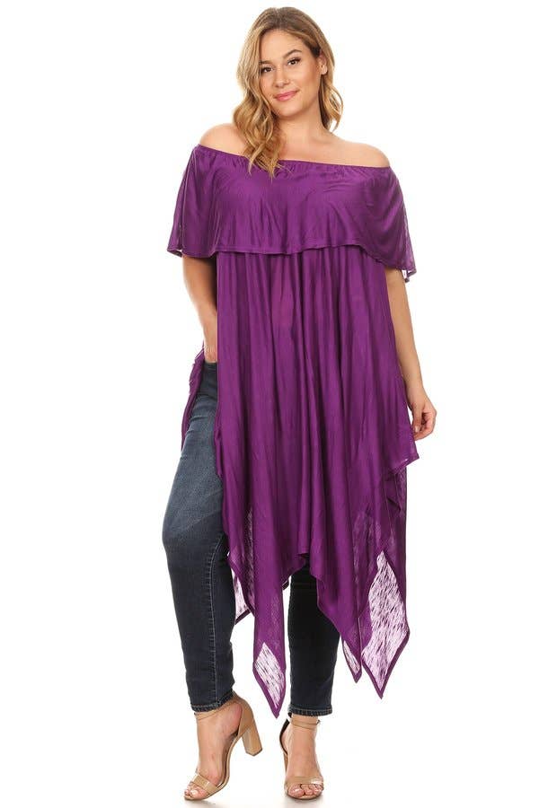 Lady Curvaceous - Vendita all'ingrosso Vestito - Donna - Abito midi a maniche corte con scollo a barchetta6