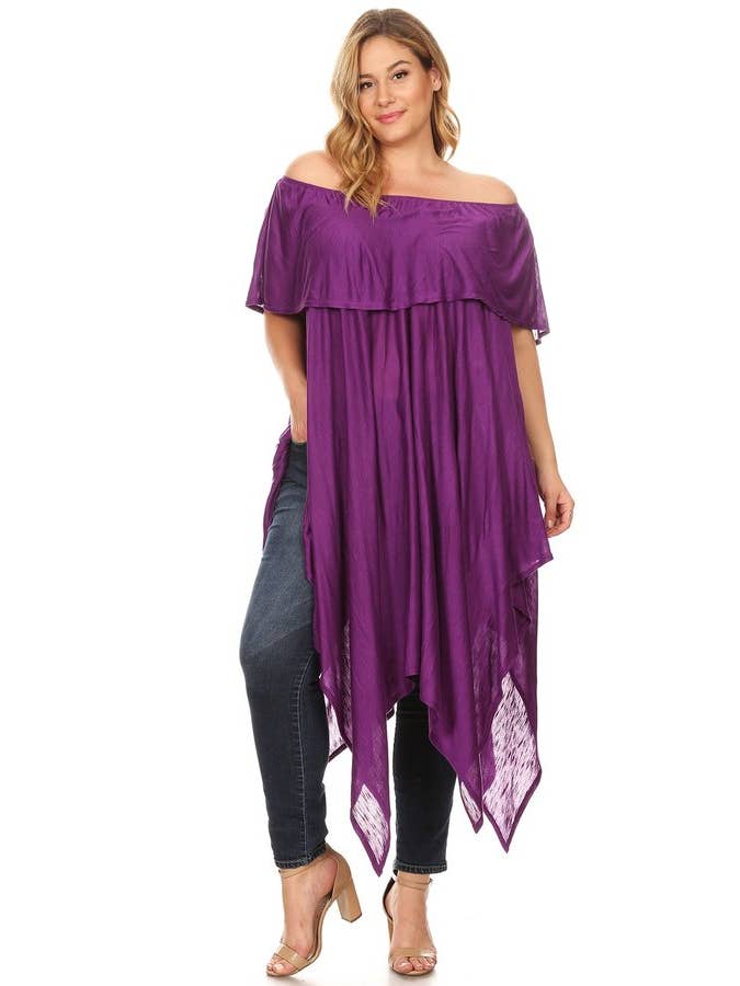 Lady Curvaceous - Vendita all'ingrosso Vestito - Donna - Abito midi a maniche corte con scollo a barchetta6