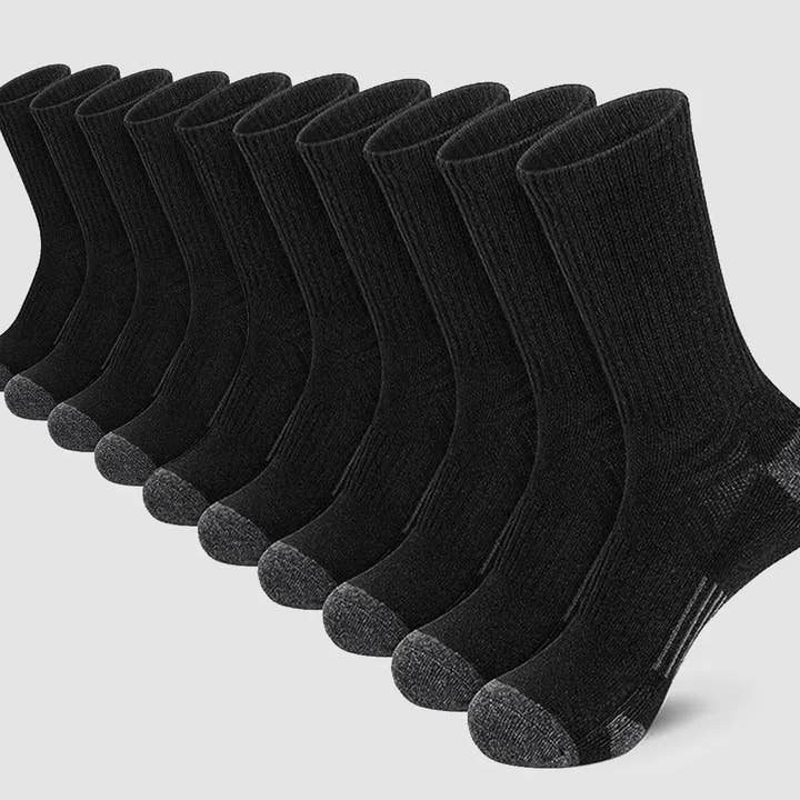 Pack de 5 pares de calcetines deportivos FitVille SportStep (para hombre) para venta al por mayor de FitVille