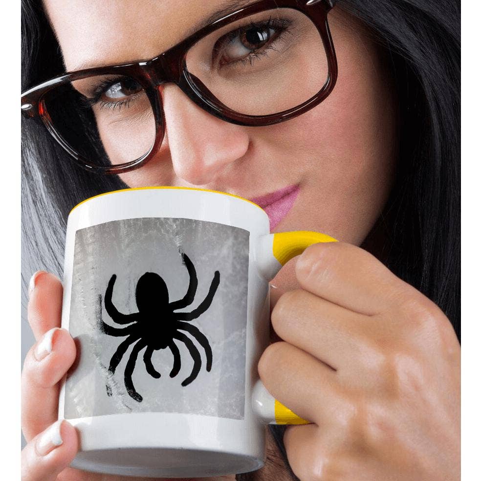 3dRose - Wholesale Coffee Mug - 3dRose, Spider on white web, Mug1
