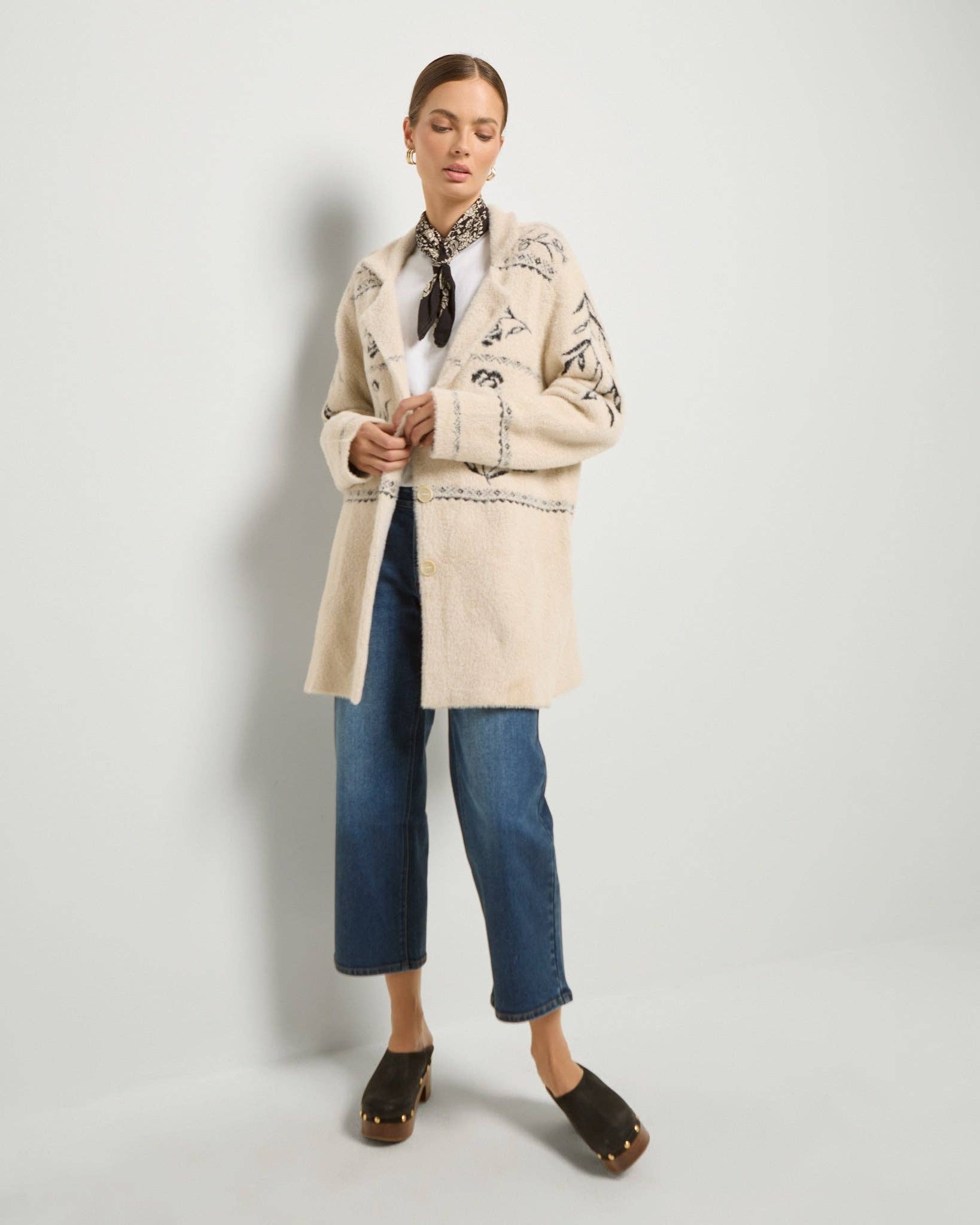 Cream Luxe Coatigan for wholesale on Faire4