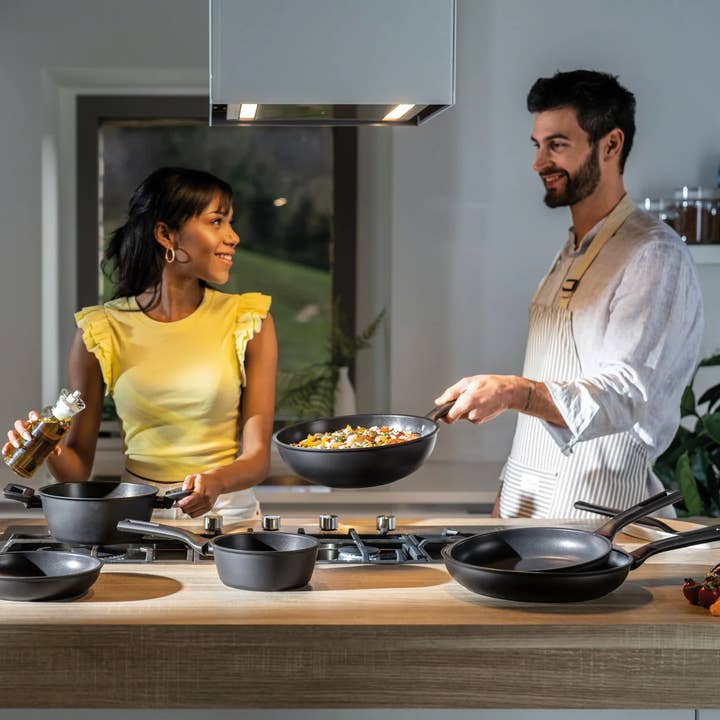 Cook & Space 11 in Sauce Pan for wholesale by Guzzini