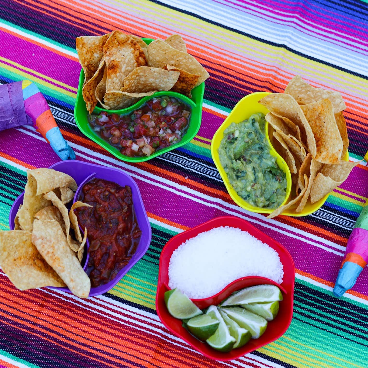 Jarratt industries. LLC – Großhandel Servierschüssel – Geteilte Schalen mit Doppelteller, Chips & Dip, Snack- und Bastelschale11