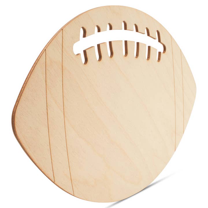 Woodpeckers Crafts - Wholesale Cutouts - Wood Football Cutout, 13"