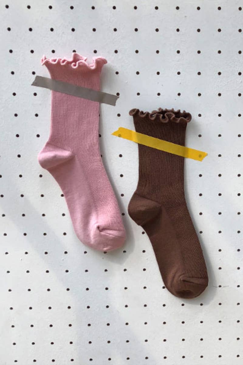 7DAYSSOCKS - Vendita all'ingrosso Calzini - Donna - Calzini da donna Crew Frill8