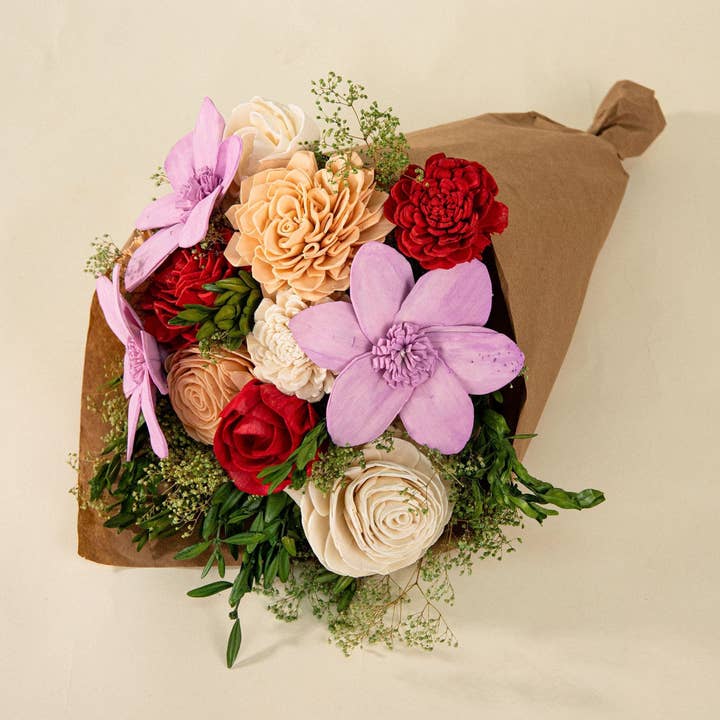 Sola Wood Flowers - Wholesale Artificial Flowers - Deluxe Large Bouquet - Stargazer Lily1