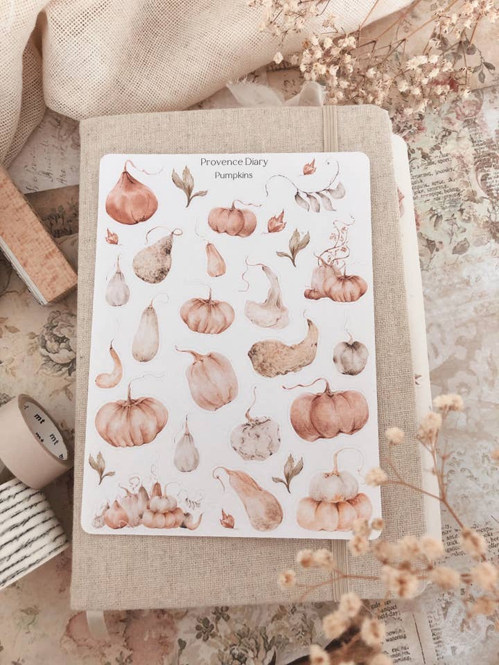 Sticker sheet - Pumpkin for wholesale by Chapteries
