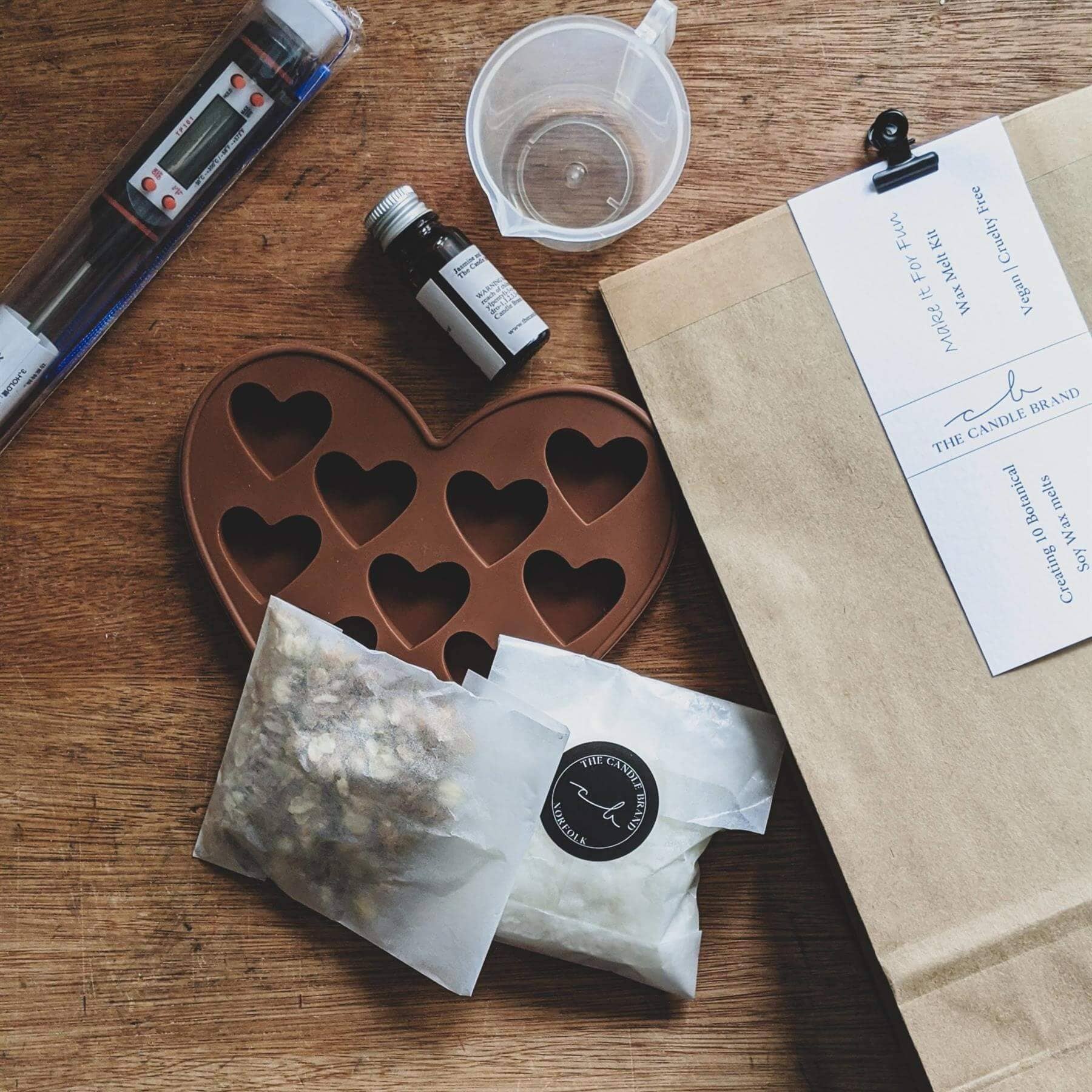 The Candle Brand Ltd - Wholesale Wax melt - Peony and Rose - Full Craft Wax Melt Kit1