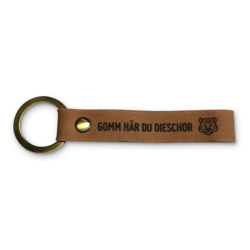 Stadtliebe® - Wholesale Keychain - Unisex - Stadtliebe® | Dresden leather key ring “Gomm Här”0