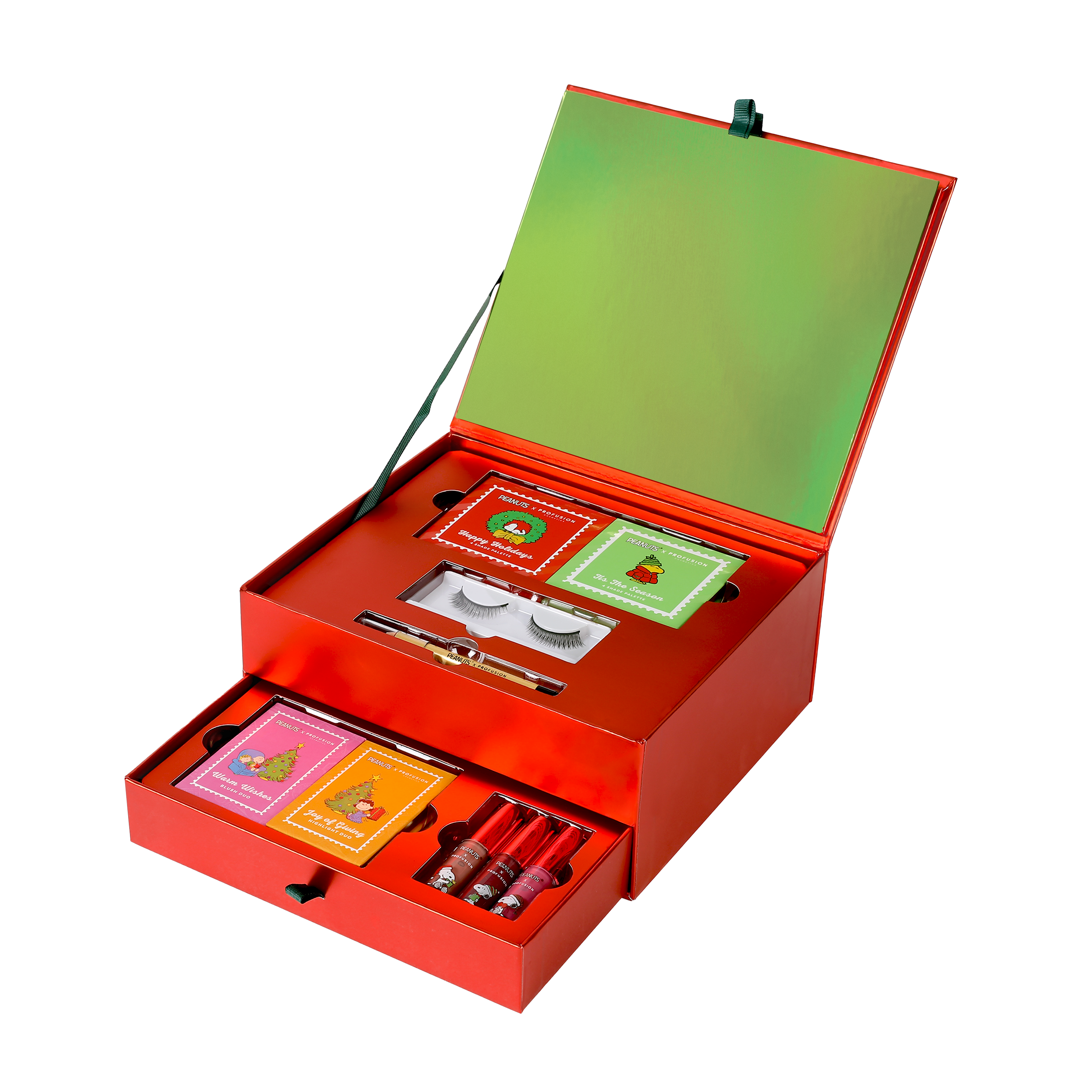 Profusion Cosmetics - Vente Kit de maquillage - Ensemble de Maquillage Vanity Joyeux Noël Charlie Brown Peanuts1