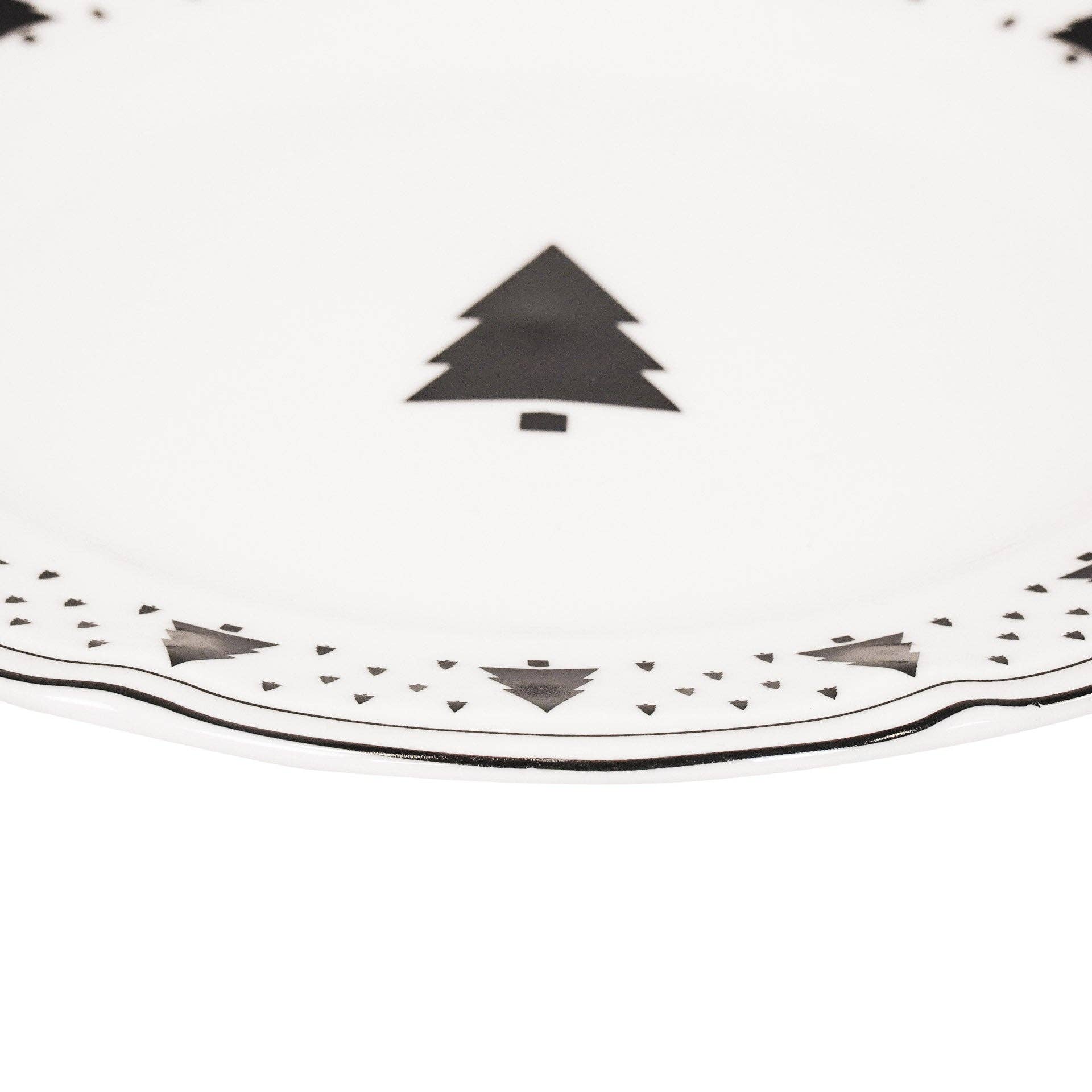 Housevitamin bv - Wholesale Dinner Plate - HV Xmas Tree Plate - 19,5x19,5x1,2cm2