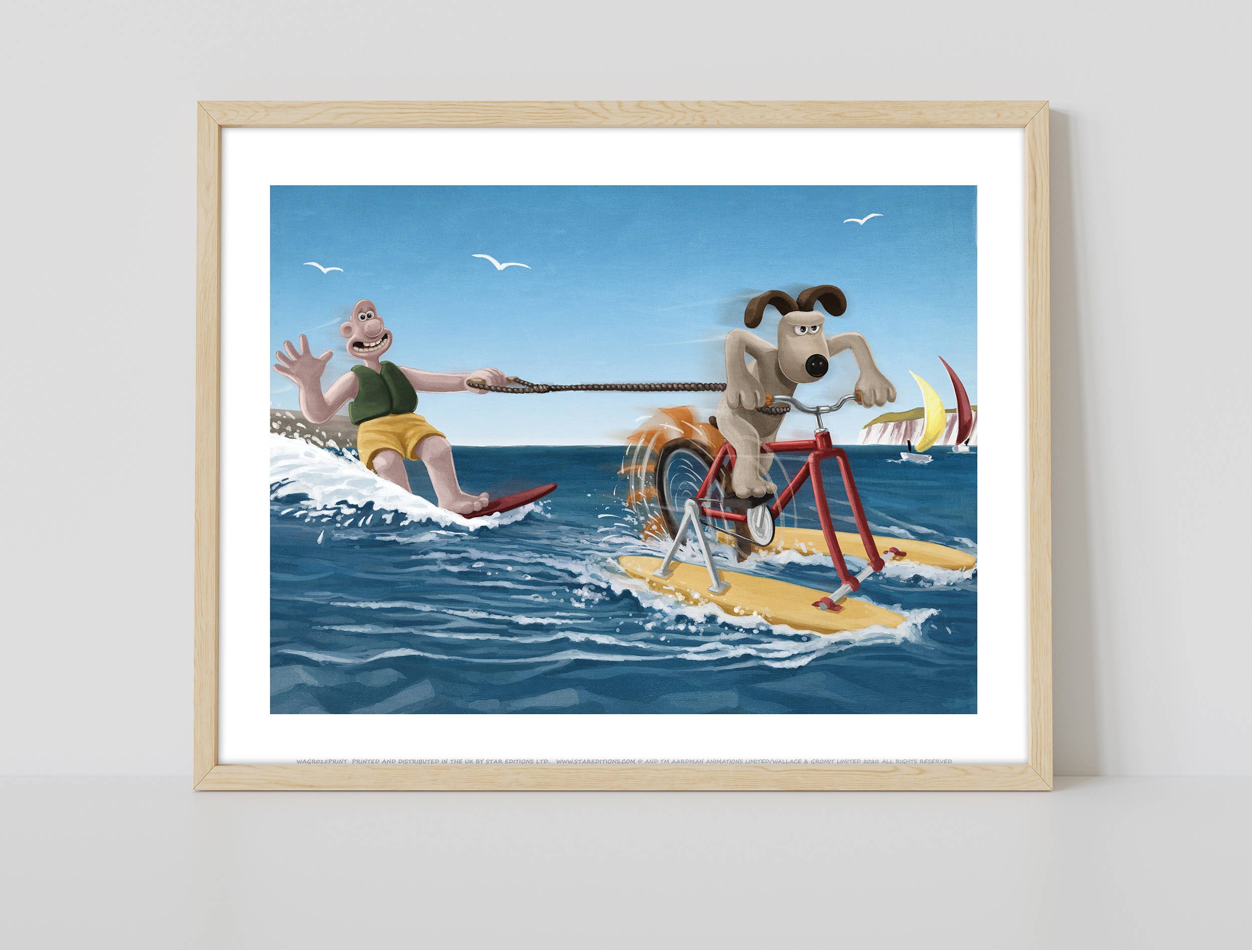 Star Editions - Wholesale Art Print - Wallace And Gromit  Watersports Gromit Art Print1