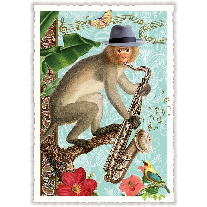 Actetre Deutschland Gmbh - Wholesale Postcard - Monkey with hat (untitled) (High); PK1203
