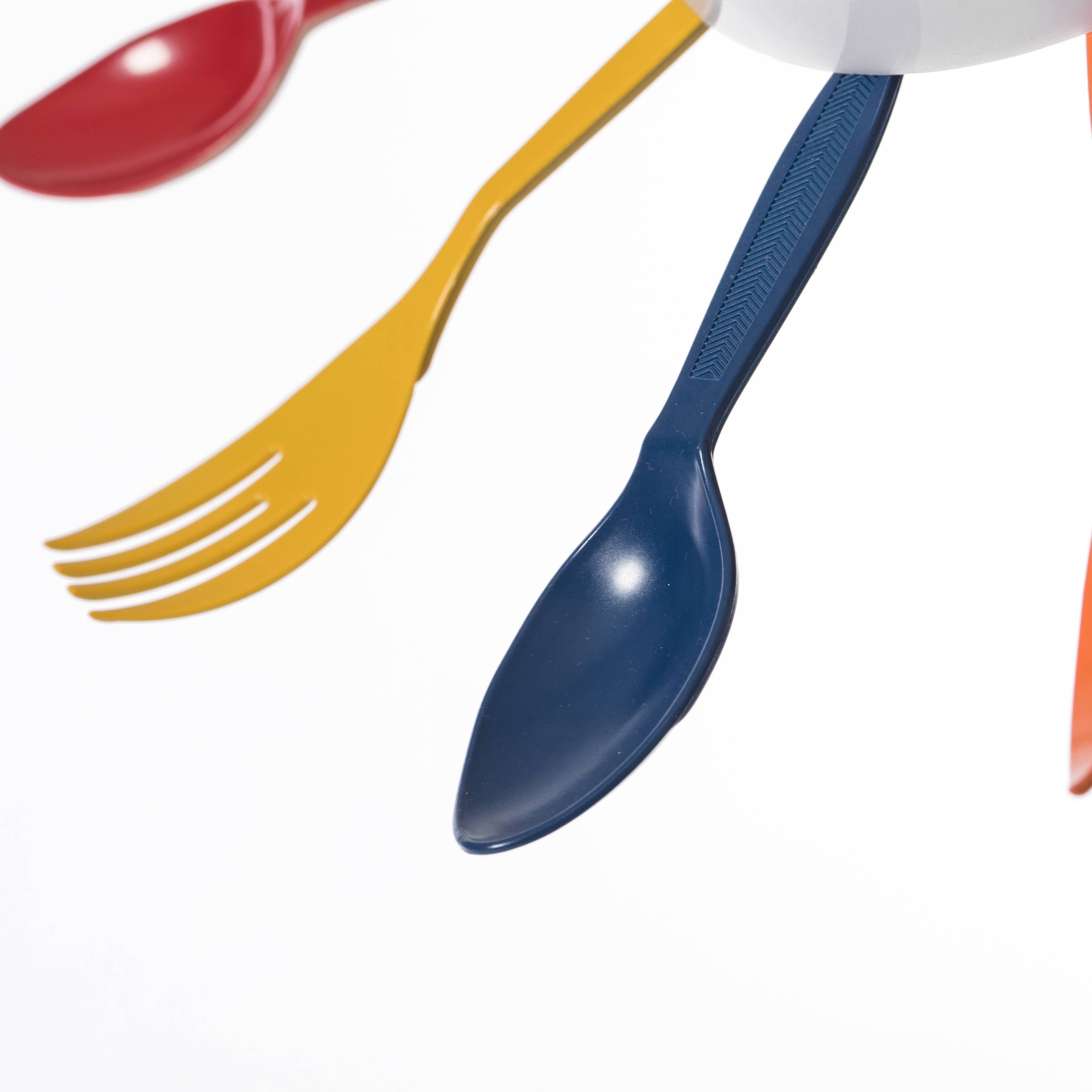 Quickway Imports - Vente Horloges murales - Horloge murale décorative en 3D avec cuillère et fourchette13