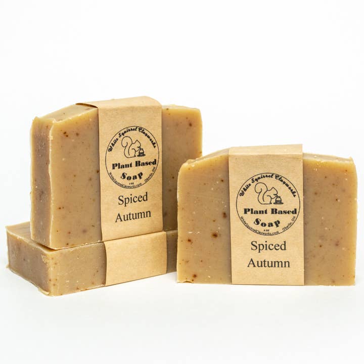 Spiced Autumn - All Natural Hand Made Vegetable Based Soap for wholesale by White Squirrel Clayworks