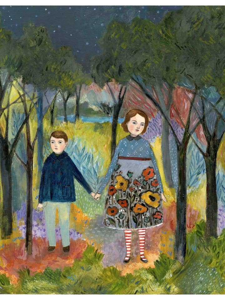 They found beauty in the darkness - print for wholesale by Amanda Blake