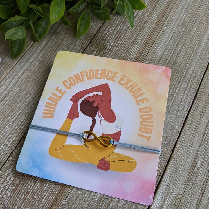 Meditation Bracelet, Yoga Studio Merchandise, Spa Gift Store for wholesale by Matilda August Studios