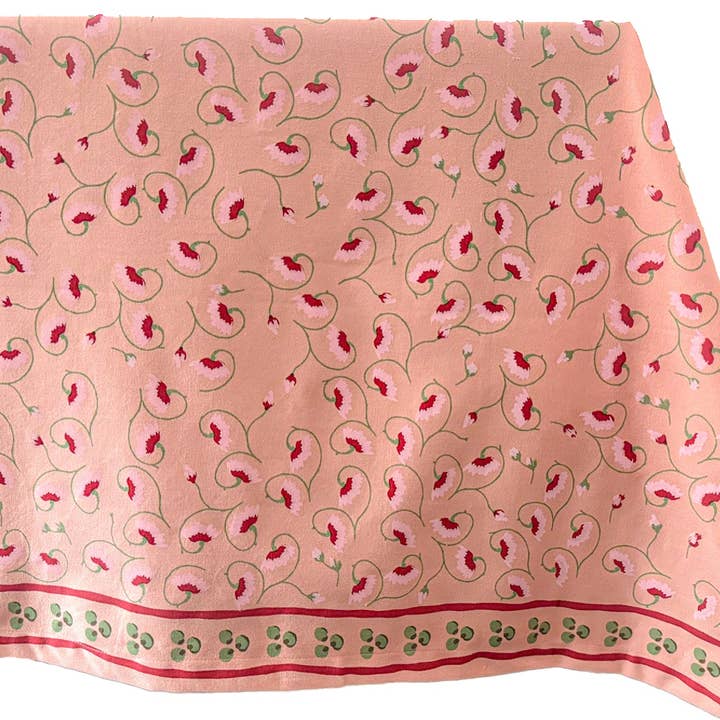 La Leccia Tablecloth in Dark Pink for wholesale by Casa Stilo