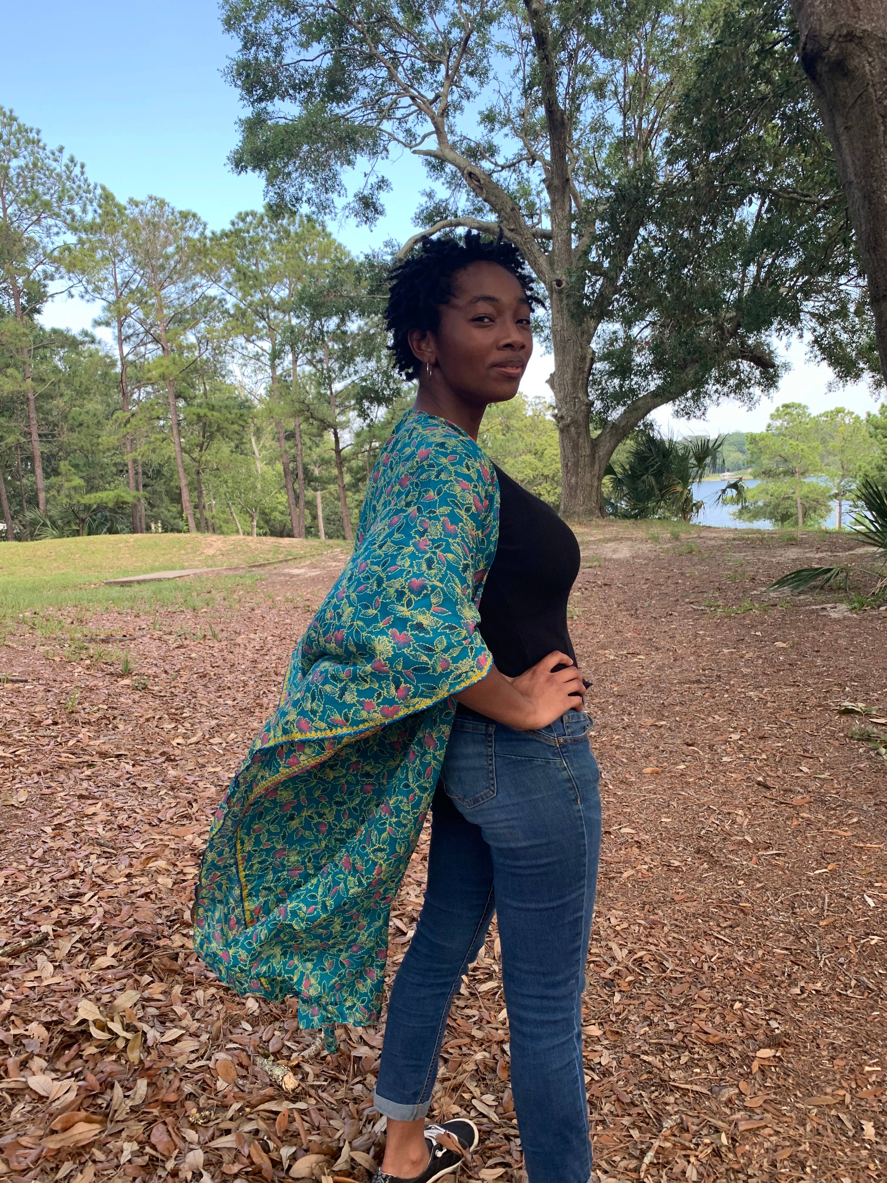 Sewing New Futures, Inc - Wholesale Kimono - Women's - Vintage Sari Kimono7