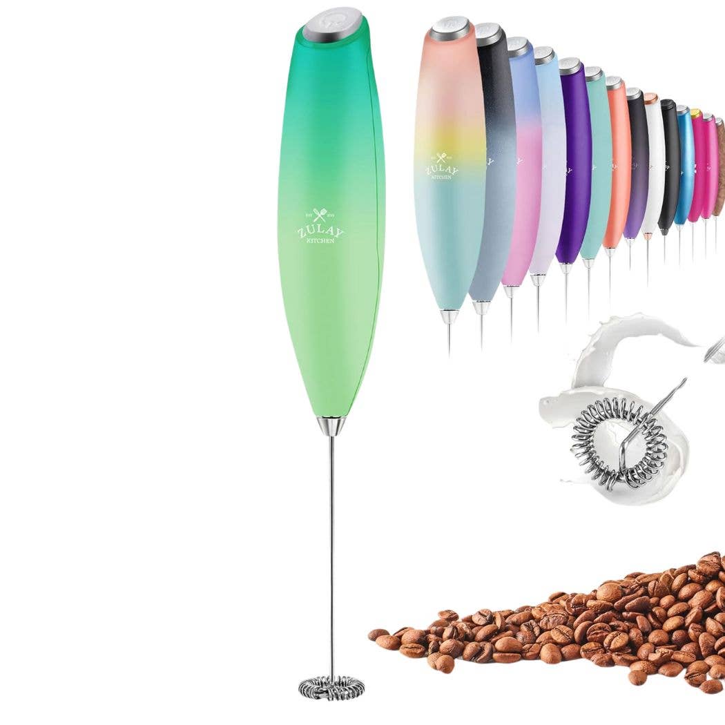 Zulay Kitchen - Wholesale Kitchen Tool/Gadget - Powerful Handheld Milk Frother - No Stand10