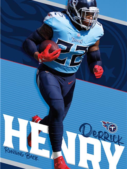 Tennessee Titans Derrick Henry Sports Poster Size 24X36 for wholesale by Posters Wholesale