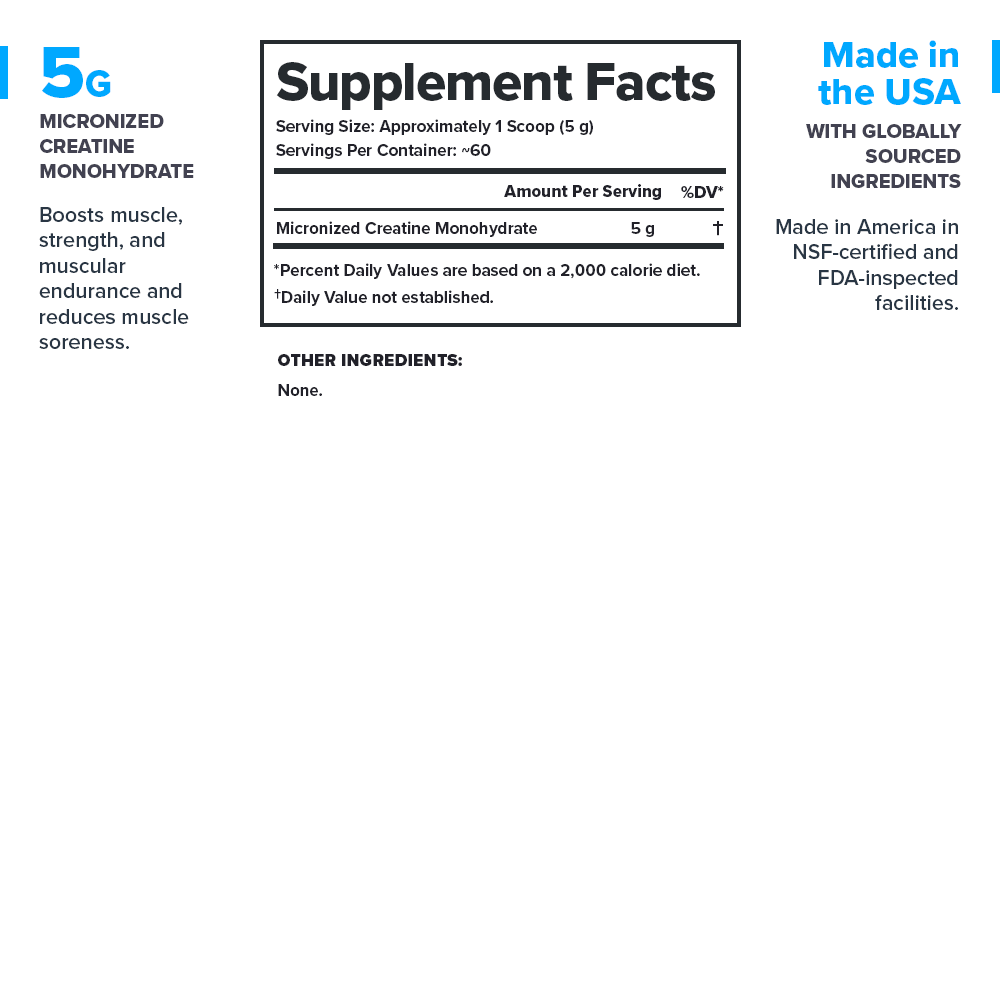 Legion Athletics, Inc. – wholesale Oralt tillskott/Vitamin – Mikroniserat Kreatinmonohydrat Tillägg1