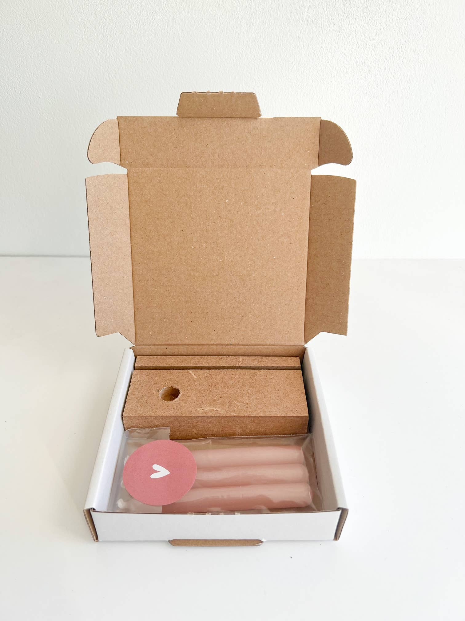 SEQ LIFESTYLE - Wholesale Gift box - Gift box size S - Heart Old Pink1