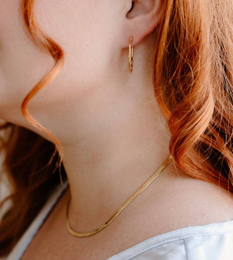 TNT Goods - Wholesale Link & Chain Necklace - Herringbone Chain2