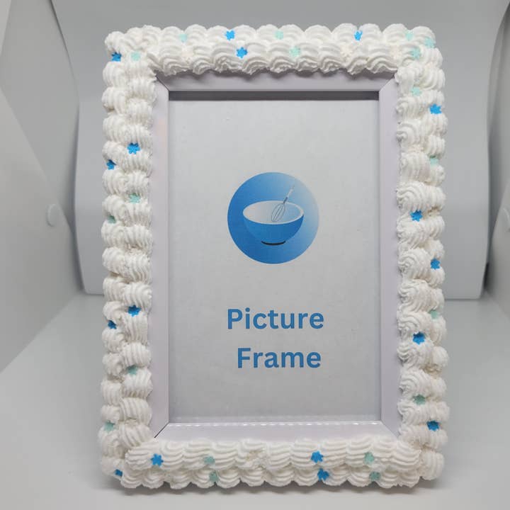 Blu Bowl Bakery – Moldura por atacado – Moldura de Bolo de Floco de Neve