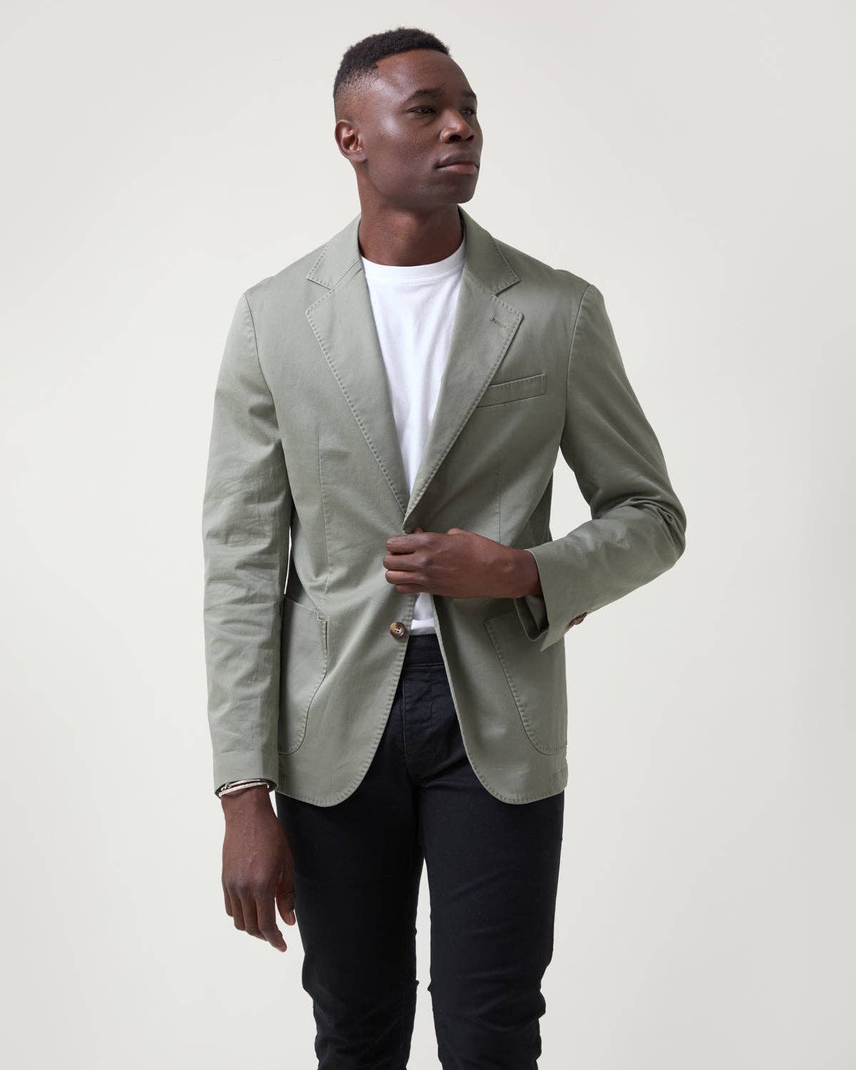 ALTONADOCK - Wholesale Blazer - Men's - Fitted Green Blazer1