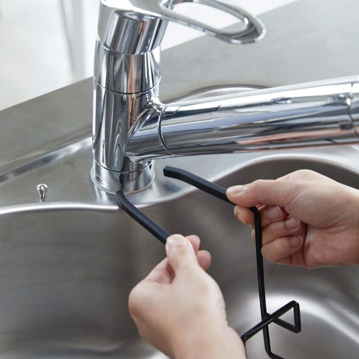 Yamazaki Home - Wholesale Sponge Holder - Tower Faucet-Hanging Sponge Holder - Steel - Double