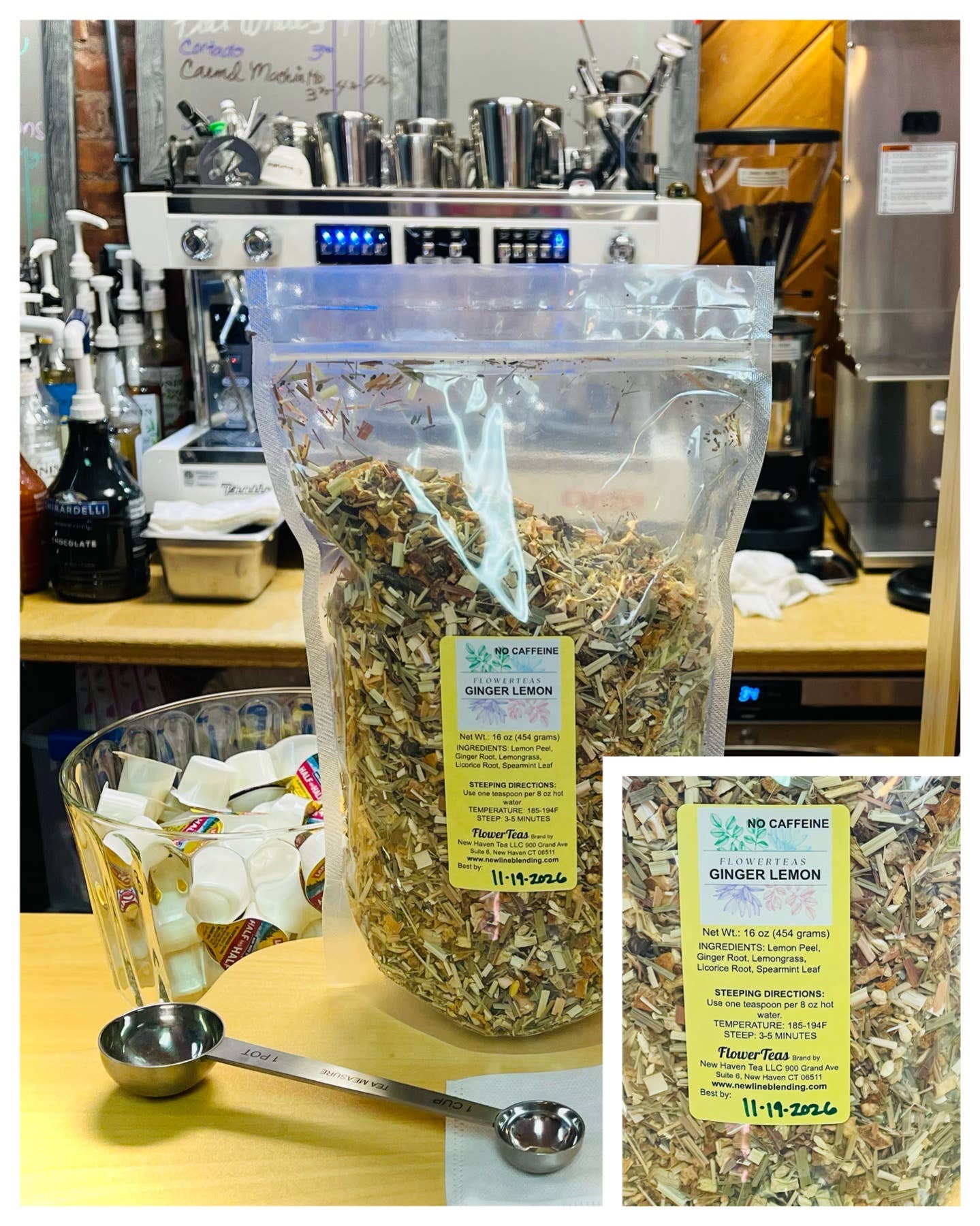 FlowerTeas – Engroshandel Løs te – Løsbladet te i løs vægt 1 lbs Kommerciel brygning Fødevareservice9