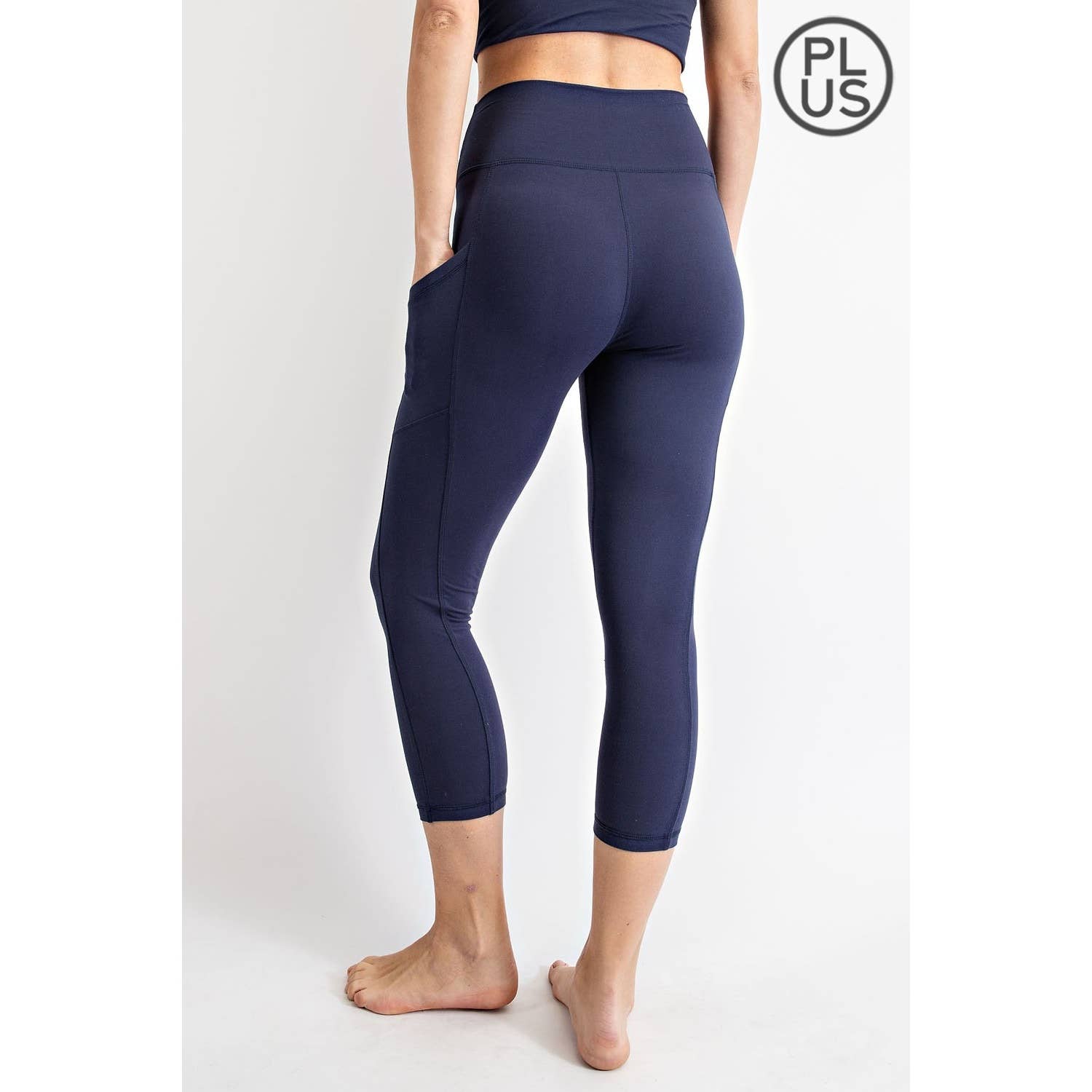 Rae Mode - Wholesale Athletic/Lounge Leggings - Women's - PLUS SIZE V WAIST CAPRI LENGTH LEGGINGS23