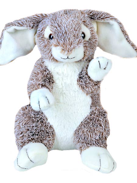 8 inch Grey Recordable bunny for wholesale by BEARegards, LLC